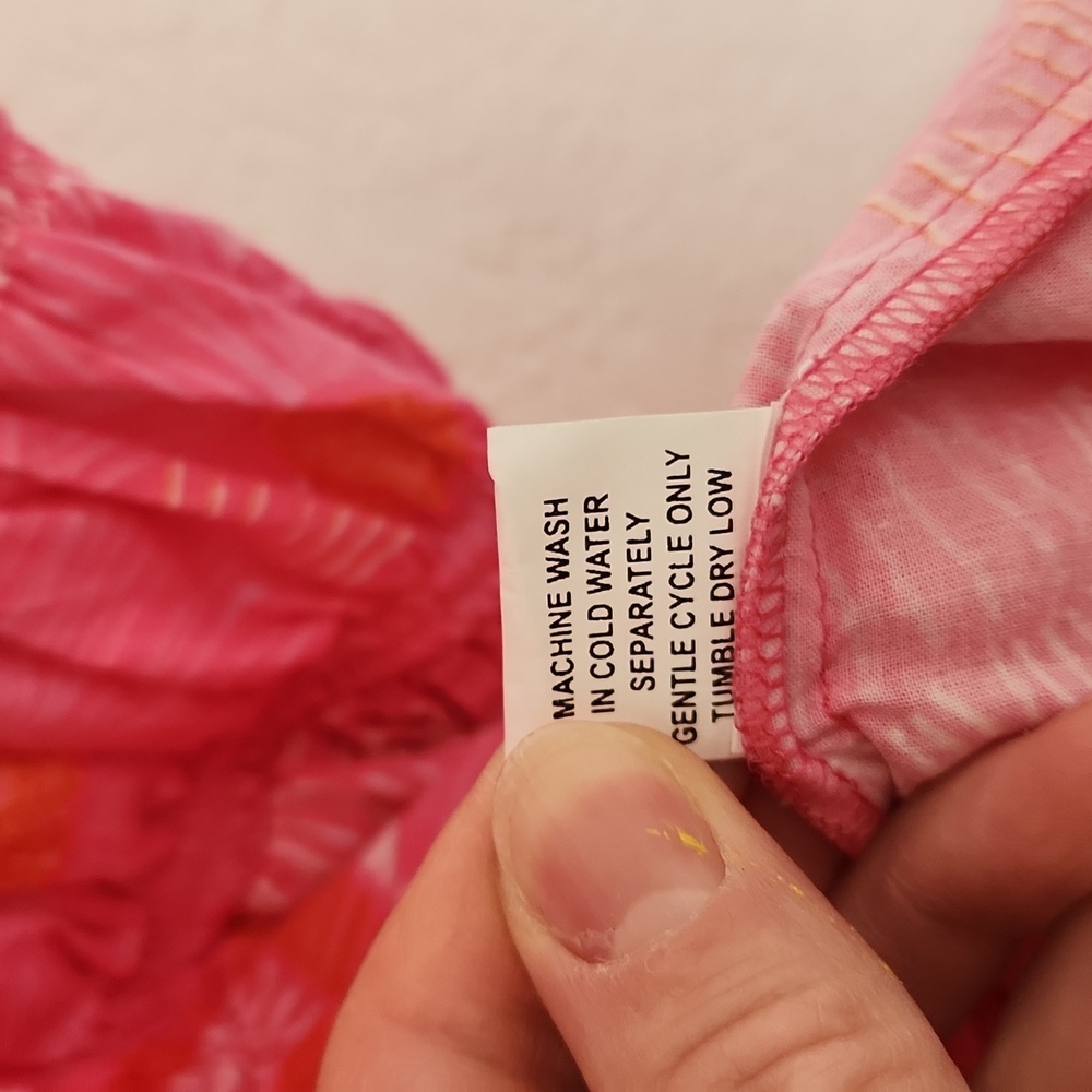 Bindu Milla Fuschia Floral Dress Size Small - Picture 14 of 15